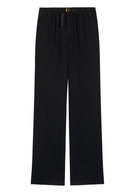 Black Flare elasticated trousers Ami Paris - women